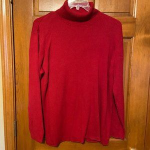 Motherhood Maternity Red Turtleneck Sweater 1X